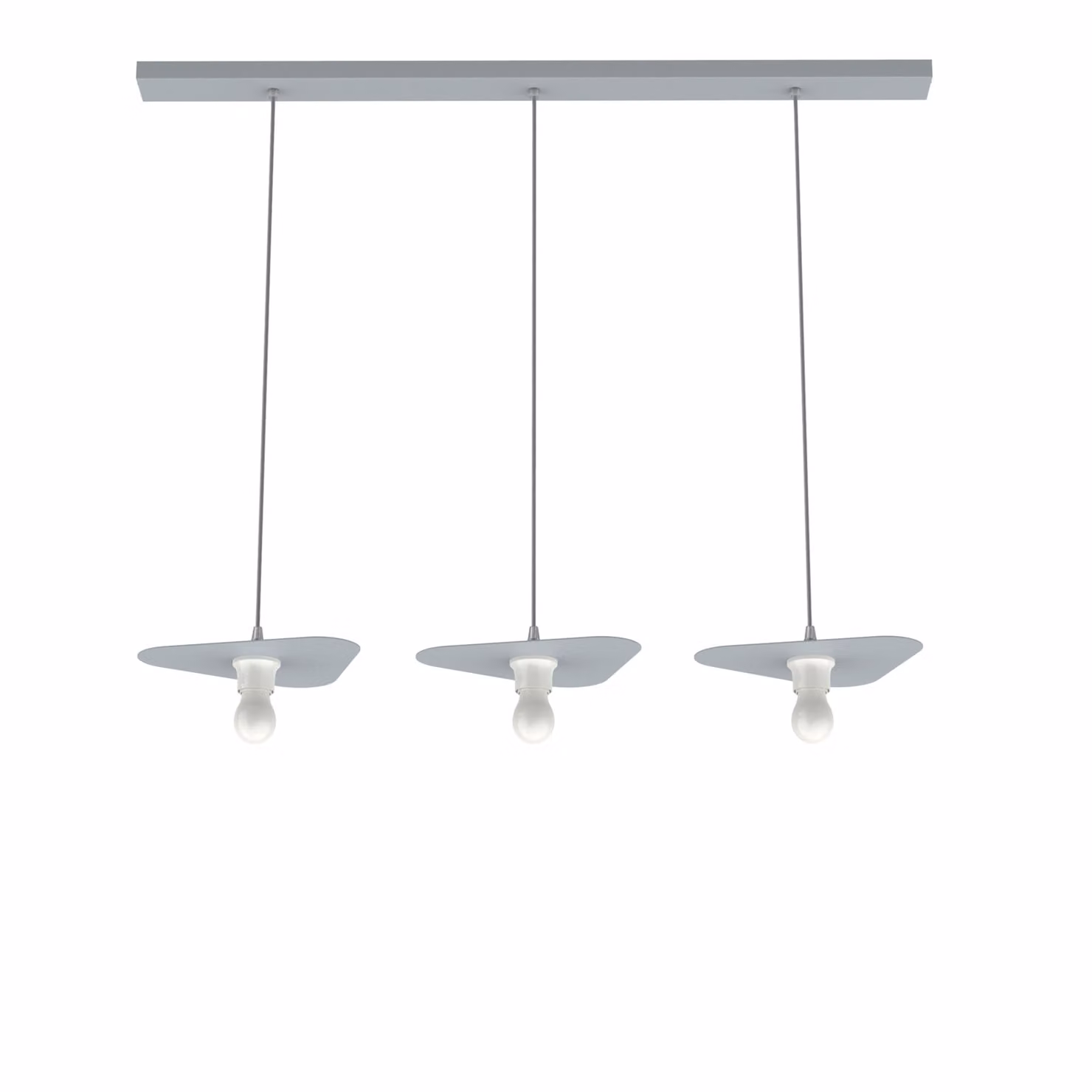 Lampada A Sospensione Cloud Lineare A 3 Luci, Monocolore Opaca