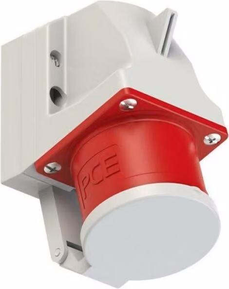 Spina per apparecchi a parete PCE CEE 32A 5P 400V IP44