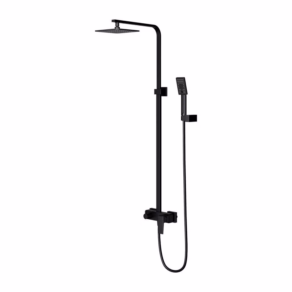 Omnires PARMA PM7444BL Set doccia, nero opaco