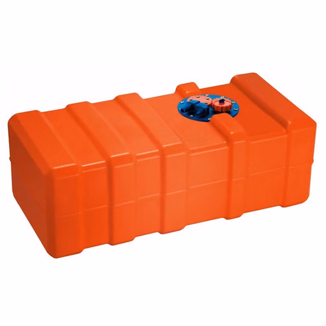 Serbatoio in plastica arancione da 102 litri