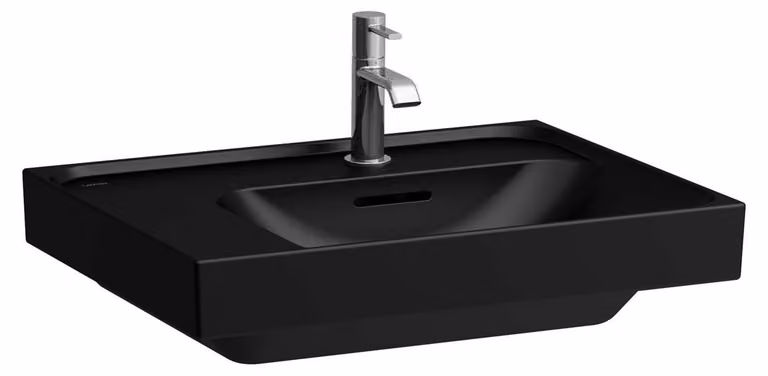 LAUFEN MEDA lavabo, encastrable, tablette à gauche, 600x460mm, sans trou pour robinet, avec trop-plein, H8171127161091, H8171127161091