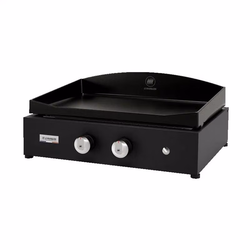 Plancha liscia Pure Nera a gas 260 Le Marquier