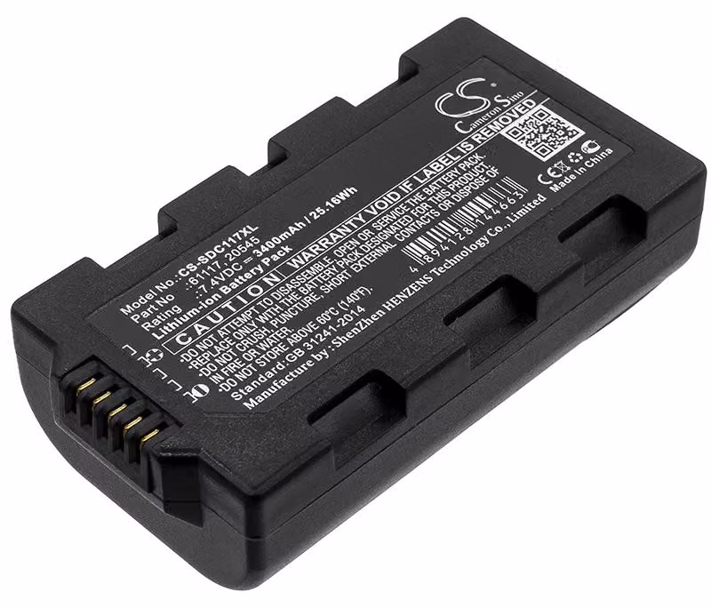 TECHTEK Batteria compatibile con [Sokkia] Juniper Mesa Field, Topcon Tesla sostituisce 20545, per 61117