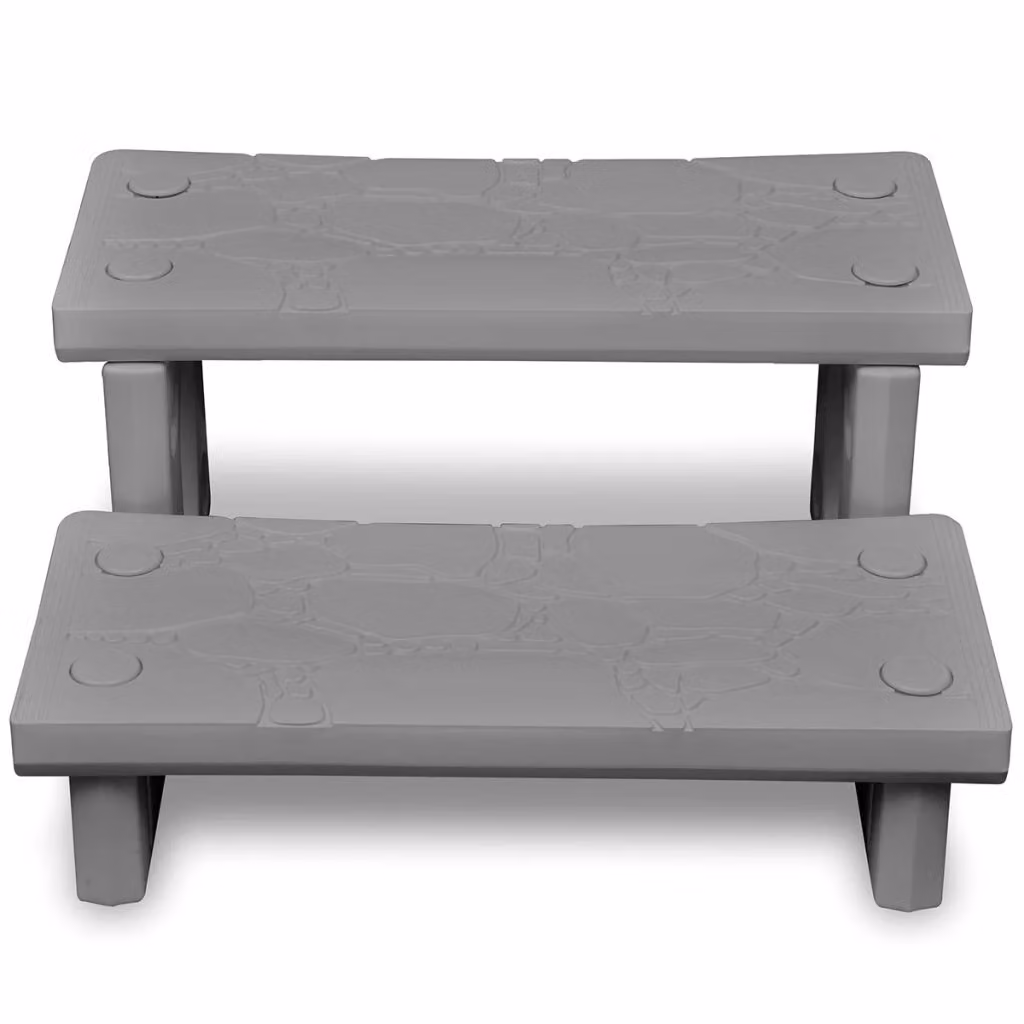 vidaXL Scale spa grigie