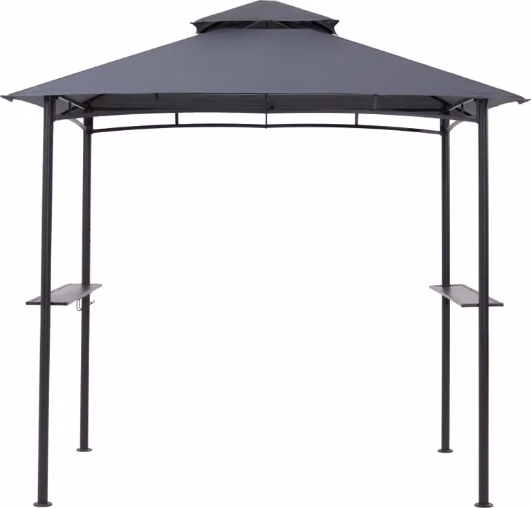 Grasekamp Padiglione BBQ 1,5x2,4 m incl. tetto parafiamma grigio