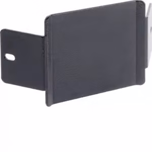 Copertura Hager, montaggio a incasso a 90°, H=100, RAL 9005, MES-SBV100