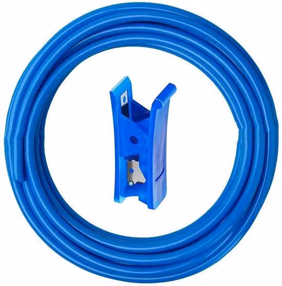 Tubo flessibile in PVC per aria, 20 metri - diametro 6 mm x spessore parete 4 mm - resistente alle alte pressioni - ideale per tagliare tubi - tubo per aria per clienti industriali e commerciali