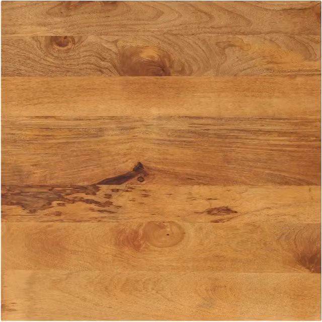 Piano per Tavolo 70x70x3,8 cm Quadrato Legno Massello di Mango 371669