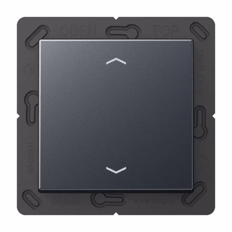 Jung ENOA590PANM Trasmettitore da parete wireless EnOcean con simboli, antracite opaco