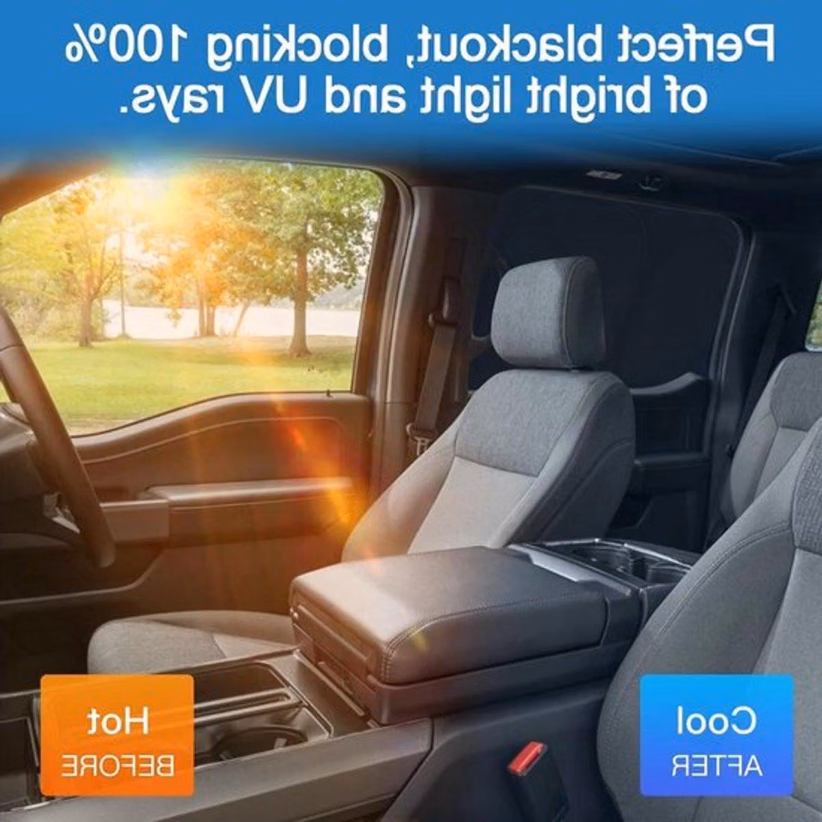 Protezione solare per auto, parasole di ricambio per Skoda Kodiaq, protezione dai raggi UV e isolamento termico