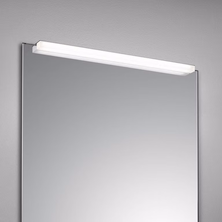 Helestra Luce per specchio a LED di Onta, 60 cm Onta, Bianco / Opale, Bagno, Plastica, Moderno