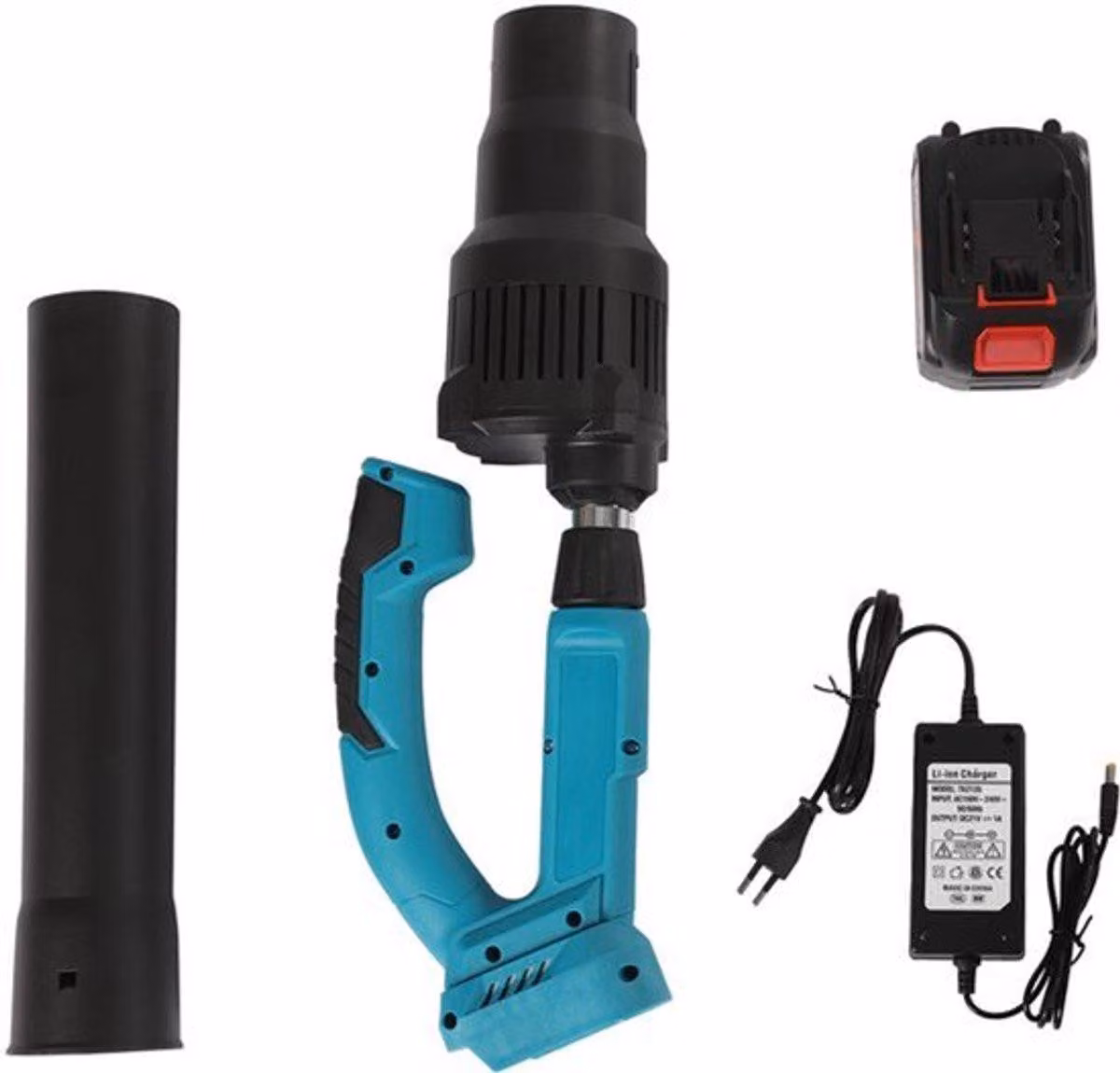 Soffiatore a batteria - 21V - 600W - Senza fili - Ideale per giardino e uso esterno