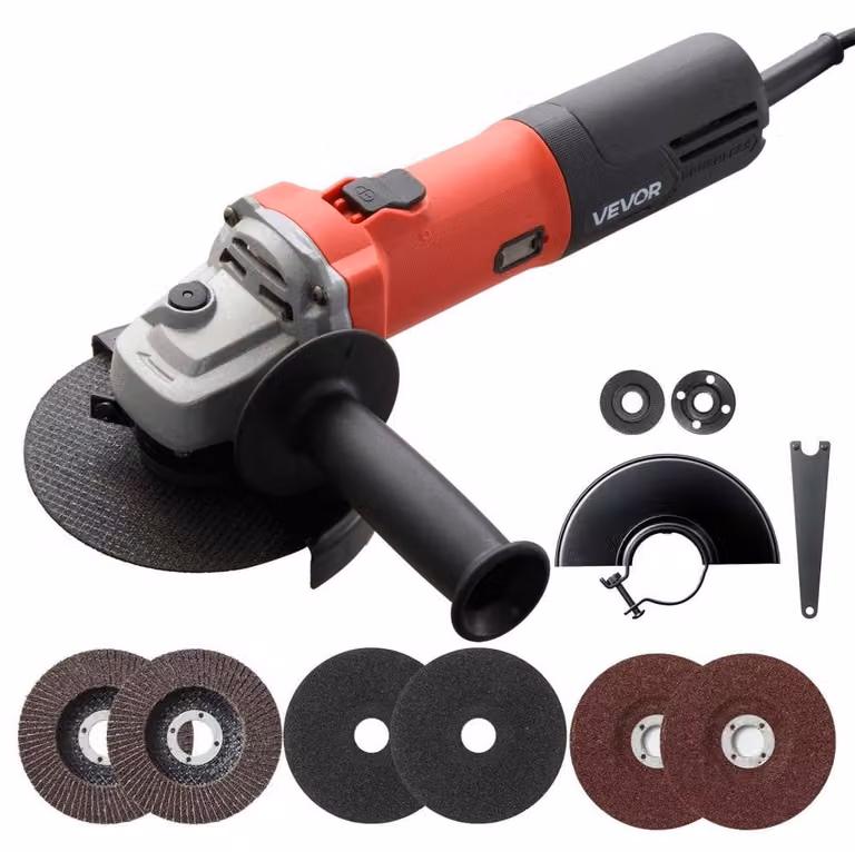 Smerigliatrice angolare da 1500 W - disco da 125 mm - velocità variabile 0-11000 RPM - elettrica