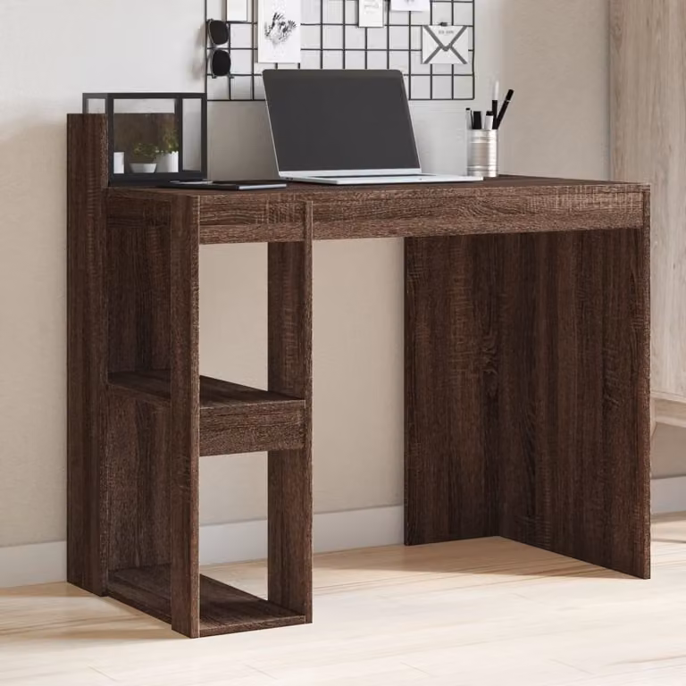 Maison Exclusive - Scrivania effetto rovere marrone 103,5x56,5x94 cm Materiale ligneo