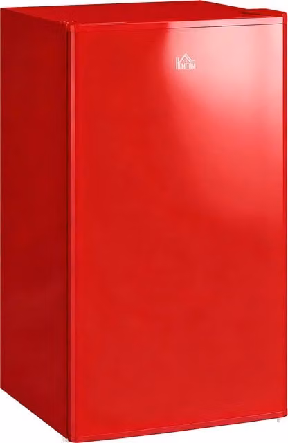 Frigorifero Piccolo HOMCOM da 91L con Congelatore e Porta Reversibile, Rosso