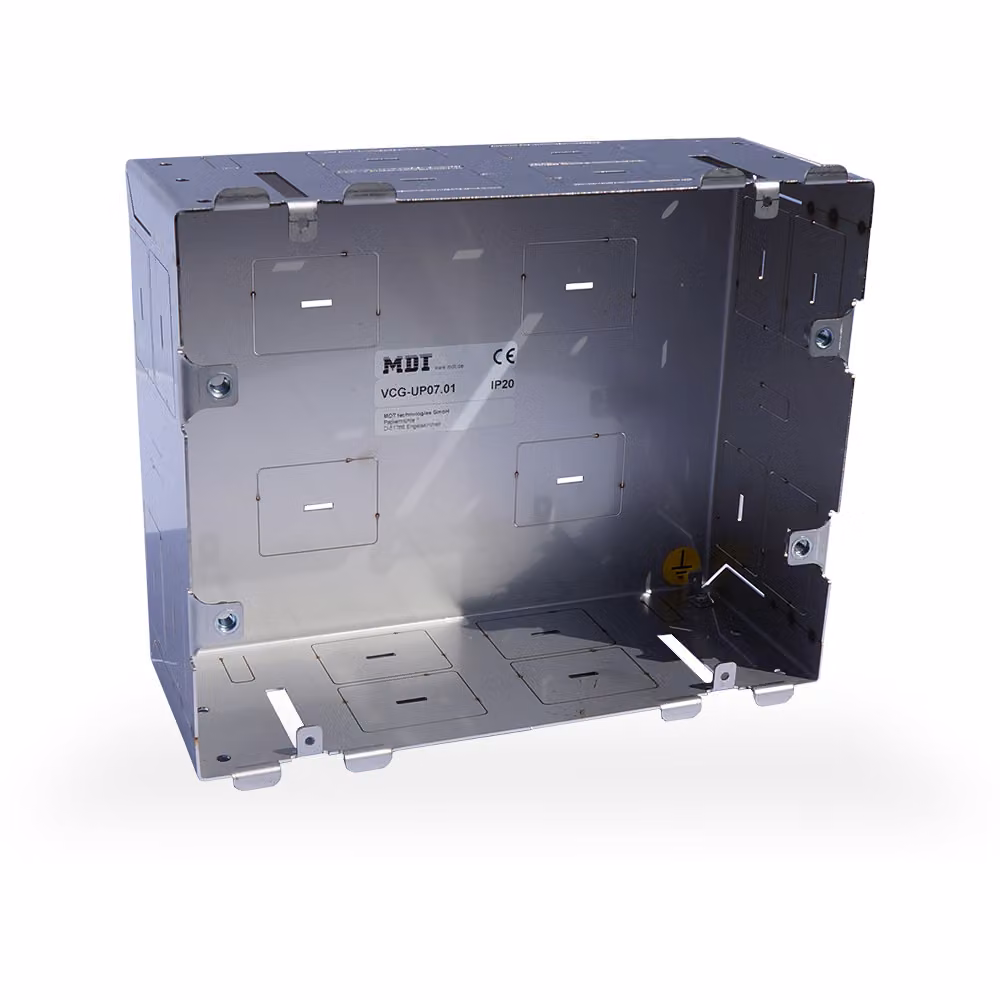 Scatola a scomparsa per VisuControl 7 pollici, metallo VCG-UP07.01