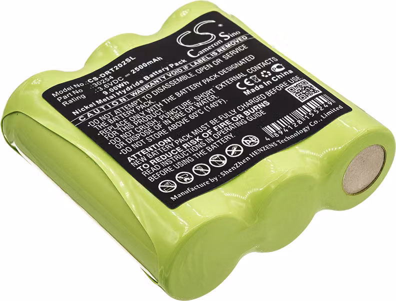 TECHTEK Batteria compatibile con [Deviser] DS2002, DS2002H, per [Teletronik] TSM2002 sostituisce 30254