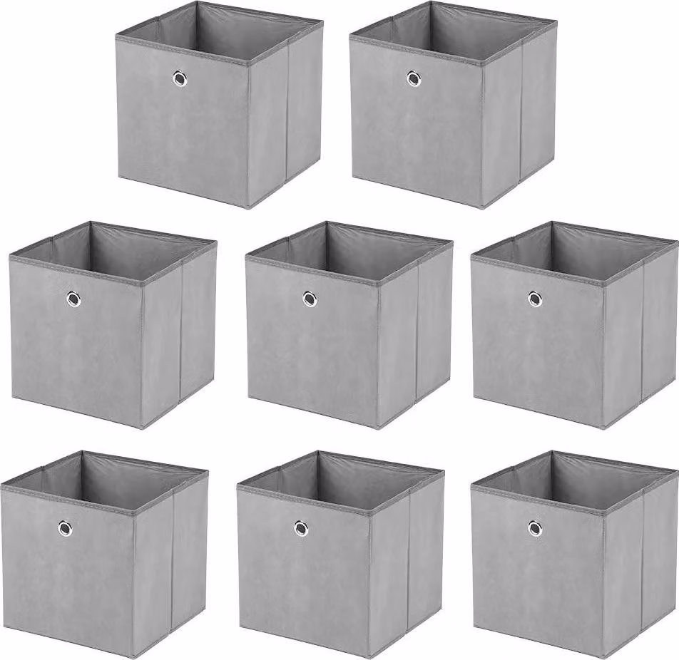Scatola portaoggetti - Organizer pieghevole per armadio - Tessuto non tessuto - Dimensioni 32x32x32 cm - Versatile per vestiti/biancheria intima/giocattoli - Rosa