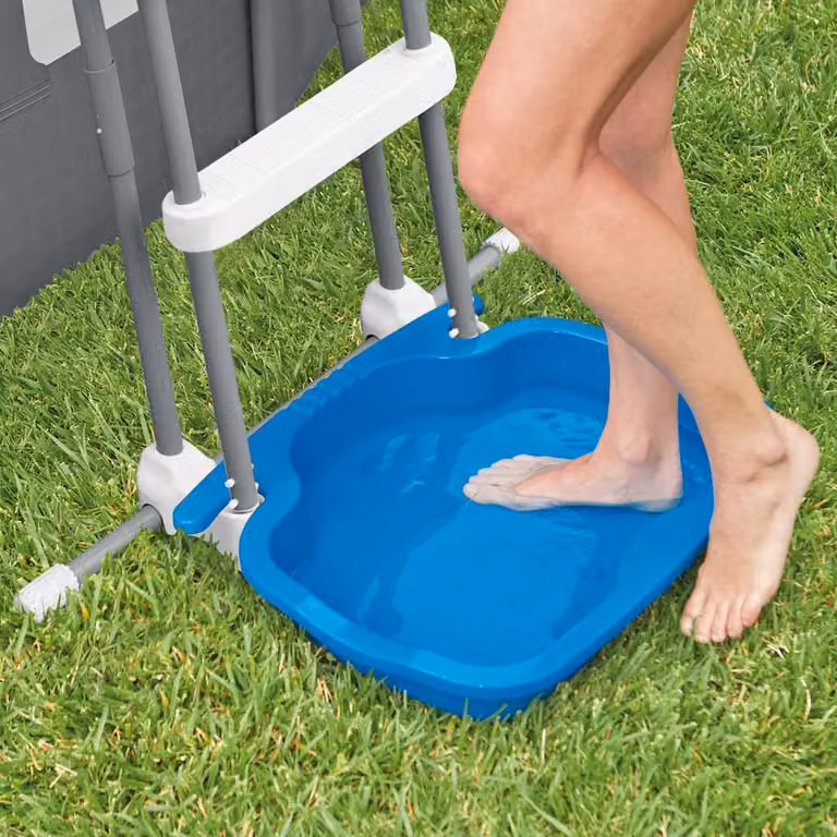 Pediluvio da piscina Intex in plastica blu L: 56 cm, P: 46 cm, H: 9 cm