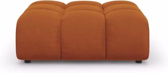 Cosmopolitan Design - Pouf "Sky" in velluto terracotta