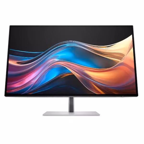 Monitor HP Serie 7 Pro QHD da 27 pollici IPS Nero e Argento con connettività USB-C, HDMI e DisplayPort – 2