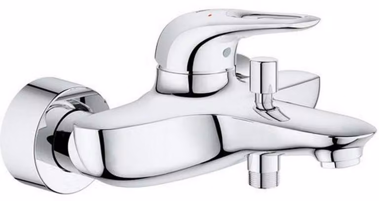 Miscelatore per lavello Eurostyle, da montare a parete, cromo, 1 pezzo