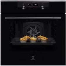 Forno da incasso elettrico Electrolux Serie 500 KODDP66WH Nero, capacità 72 L, Classe A+, con tecnologia SteamBake, Wi-Fi e pulizia pirolitica, L: 60 cm
