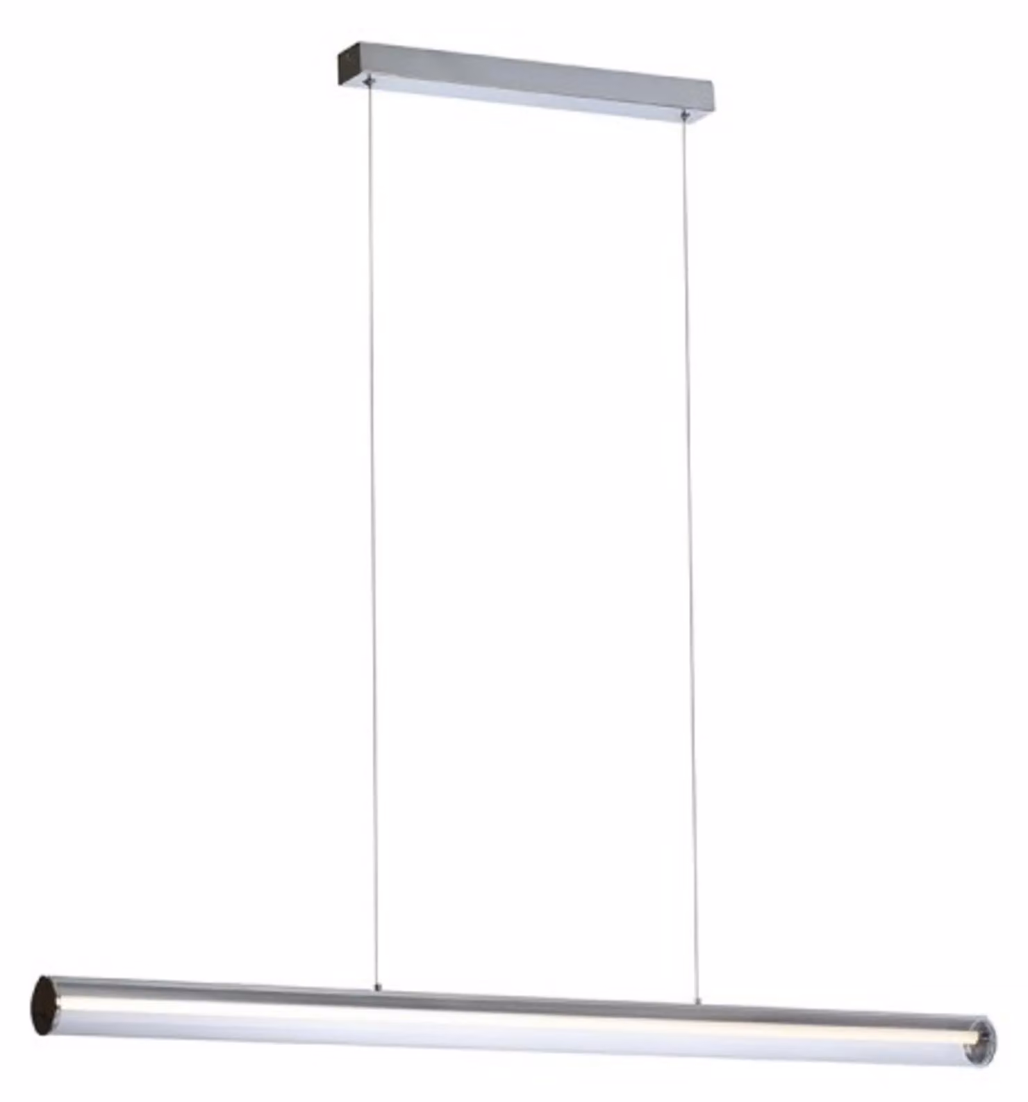 RED - DESIGN RENDL RENDL RIVIER LED I Lampada a sospensione Cromo/Vetro acrilico trasparente 230 V LED 24 W 3000 K R14493
