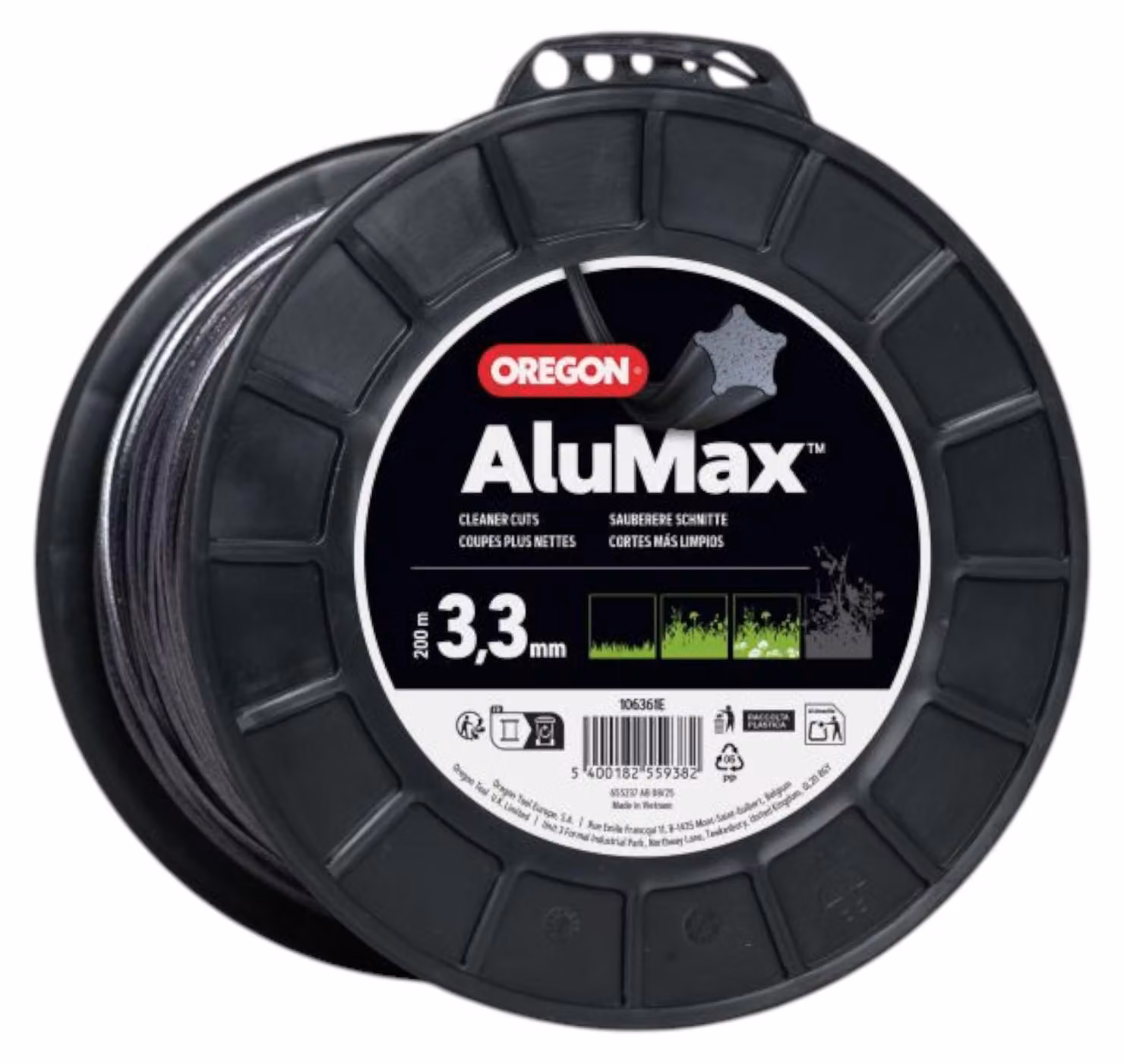 Filo per decespugliatore Oregon Nylium Starline 3,3 mm x 200 m ( 106361E )