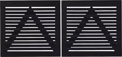 Plus Porta doppia Osaka 200 x 93 cm RAL 9005 Nero