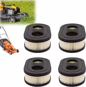 Filtro dell'aria per tosaerba, colore nero - Ricambio per tosaerba o trimmer - Filtro dell'aria motore resistente