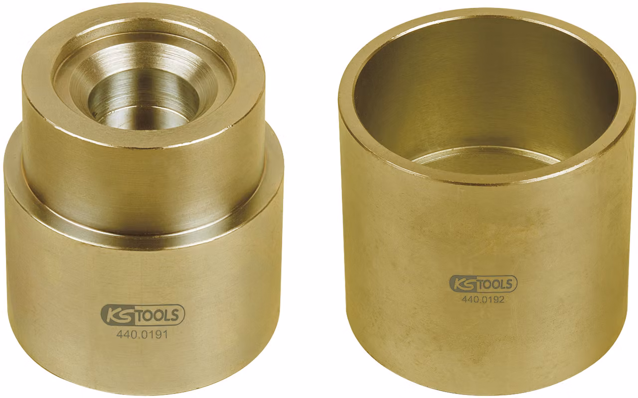 KS TOOLS Set di pezzi a pressione per il montaggio del giunto di supporto/guida 440.0435 1040g