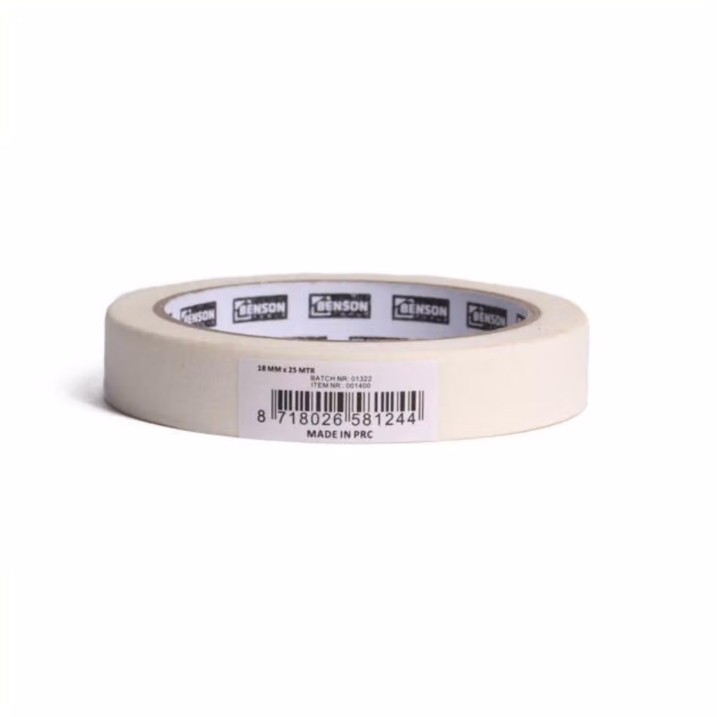 Nastro per mascheratura Nastro per mascheratura per pittori Nastro per mascheratura per pittori Rotolo per mascheratura 18 mm x 25 m