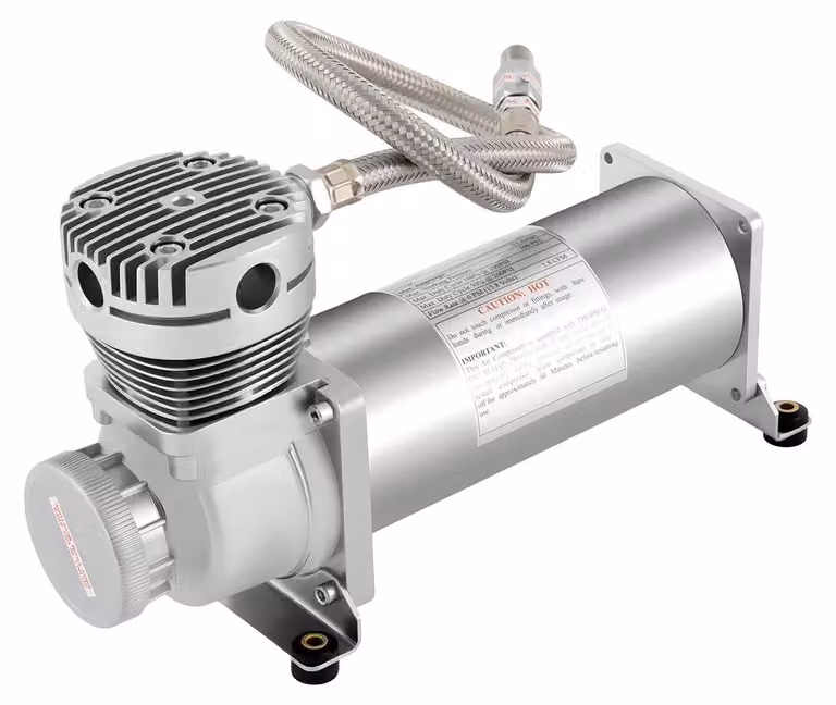 Compressore d'aria da 12V - Pompa per pneumatici portatile - 200 PSI - Ad alte prestazioni - Motore in rame - Tubo da 0,64 cm - Adatto per pneumatici di auto e fuoristrada