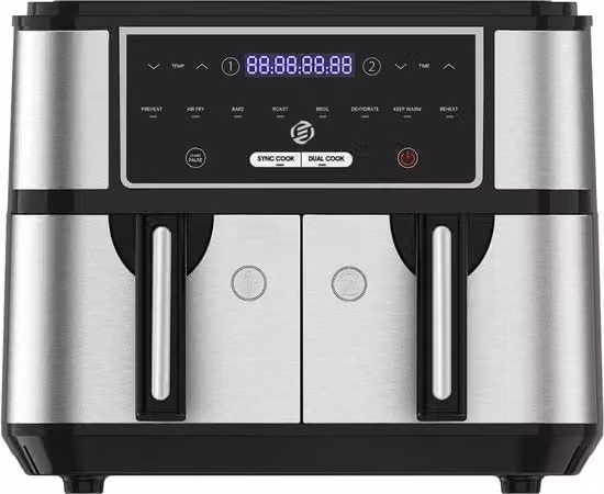 Frittatore a Doppia Zona - Doppia Cappa - Cucina Duplice - Frittatore a Doppia Zona - Diverse Modalità - Dual Zone - Mega Modello: Dual Cook - Dual Zone - Mega