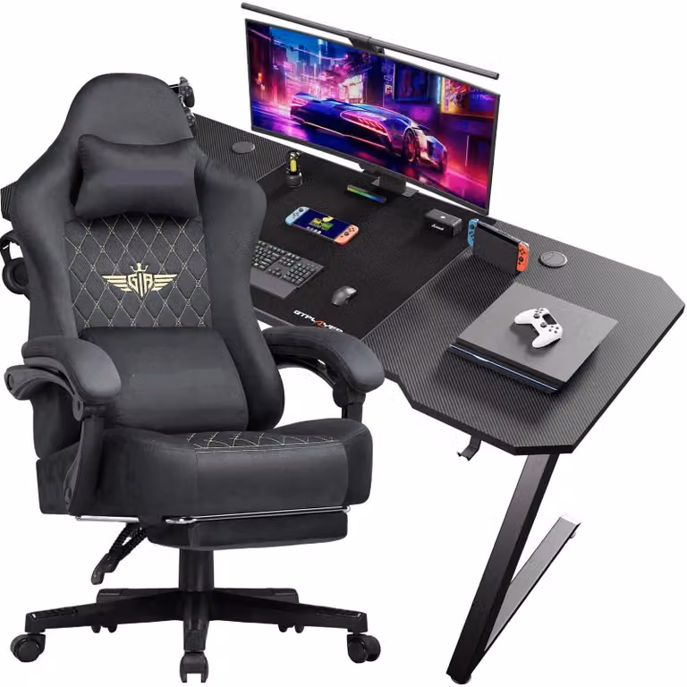 Tavolo da gioco – Scrivania da gioco – Tavolo per computer – Scrivania gaming – Tavolo da lavoro – Design ergonomico