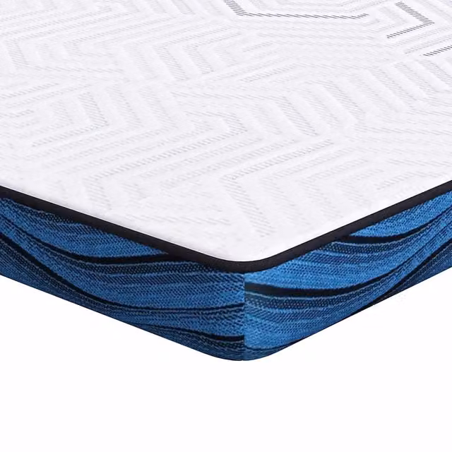 Topper per materasso Bianco 200 x 200 cm Tessuto Jacquard CFW1183415