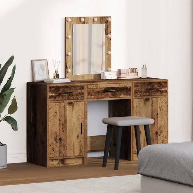 Tavolo da Trucco Marrone 50 x 41 x 135 cm Legno ingegnerizzato 3334261