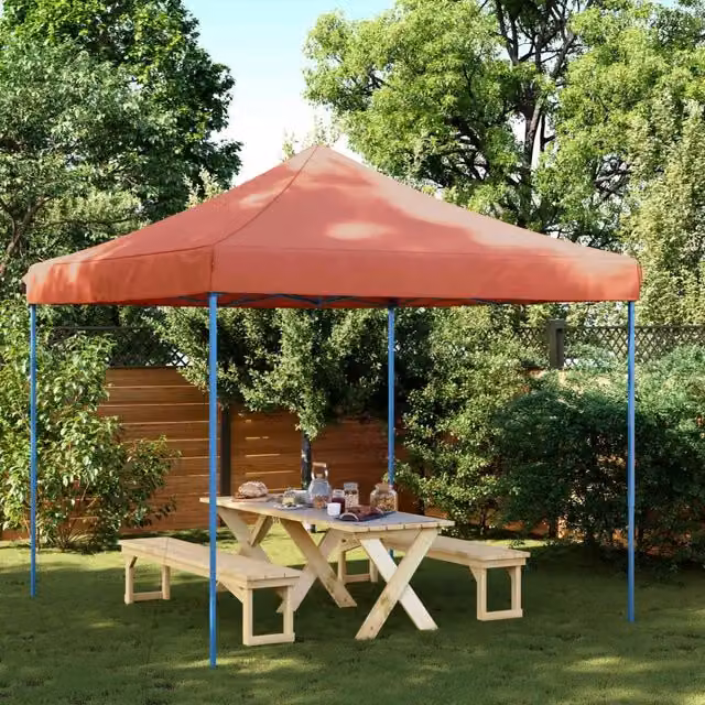 Tenda Party-Tenda da festa Terracotta 292 x 292 x 315 cm Tessuto Oxford 873854