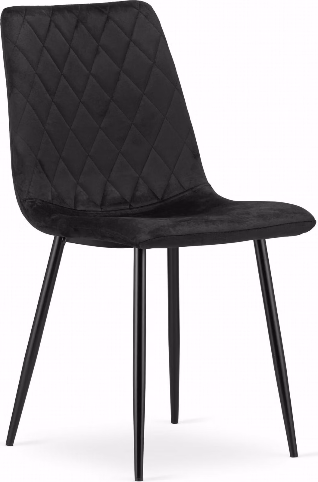 Sedia TURIN - velluto nero x 1