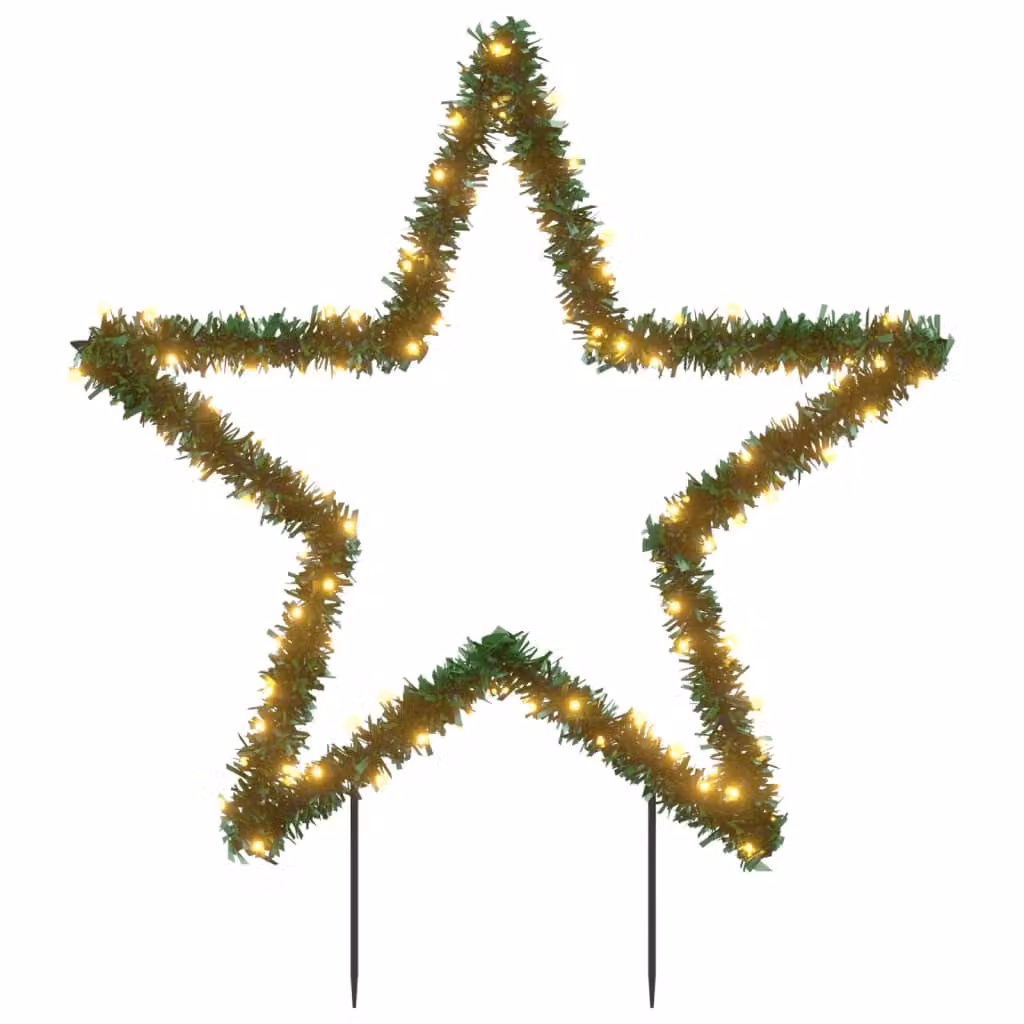 Decorazione Luminosa Natalizia con Picchetti Stella 115LED 85cm