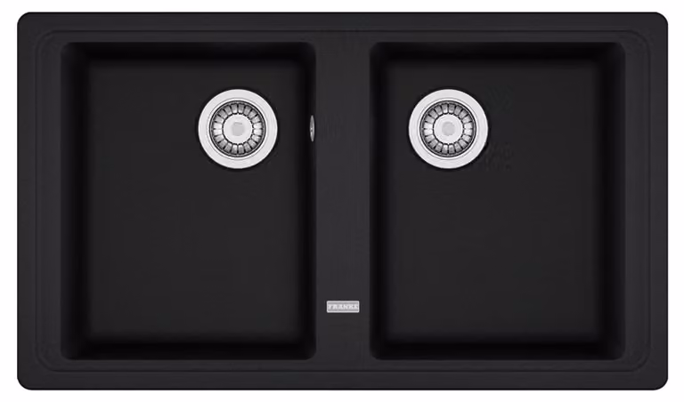 Franke vestavný dřez BFG 620-86 Fragranit Black Matt