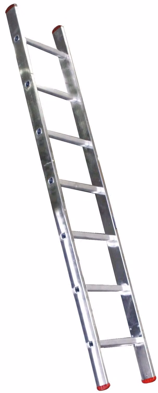 Scala da appoggio salita in alluminio anodizzato Step Up - 12 gradini - 3.25 mt
