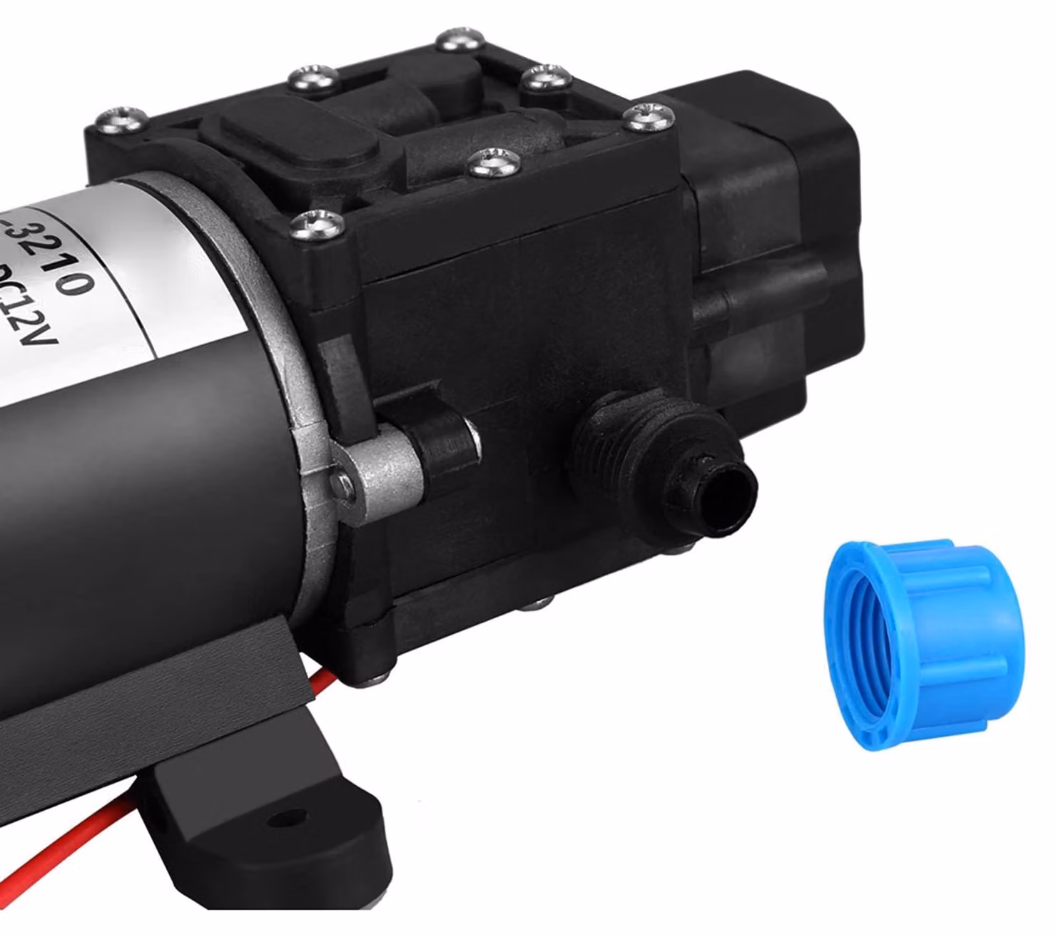 Pompa acqua autoadescante, 12V, 100W, 8 litri/minuto, 160 PSI