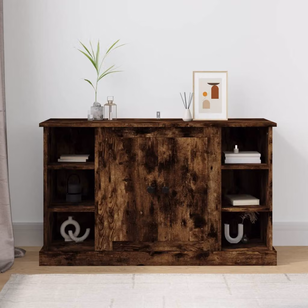 Credenza vidaXL in Rovere Fumo, L/P/H: 100 x 35,5 x 60 cm