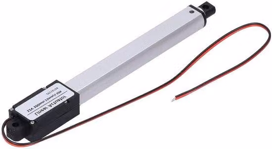 Microattuatore elettrico 12 V, corsa 100 mm