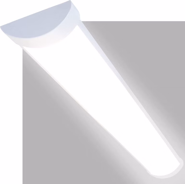 ZMH LED plafoniera 120CM lampada da soffitto 36W lampada da officina lampada da seminterrato bianco neutro piatto 4000K lampada da cucina risparmio energetico tubo angolo di emissione