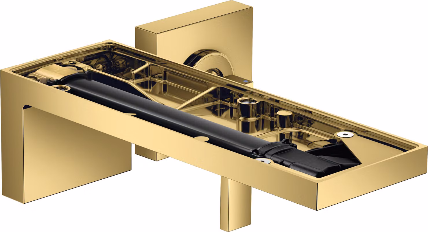 hansgrohe AXOR MyEdition Mitigeur monocommande de lavabo encastré pour montage mural, bec 221 mm, sans plaque, 47062990, 47062990