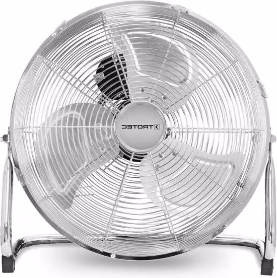 Ventilatore per pavimenti con 3 velocità e piede antiscivolo per una posizione sicura