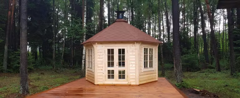 Grill Grillkota Hütte Grillhütte Haus Finnische Grills Grillhaus 9,2 m² Kota